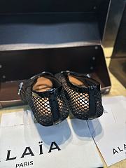  Alaia Fishnet Ballerina Flats - 6