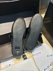  Alaia Fishnet Ballerina Flats - 4