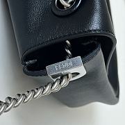 	 Fendi Large Rectangular Chain Strap Shoulder Bag In Black - 40x7x18.5cm - 6