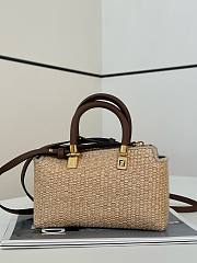 Fendi By The Way Boston Farbic Brown - 20x9x12cm - 6