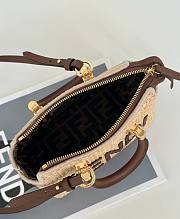 Fendi By The Way Boston Farbic Brown - 20x9x12cm - 5