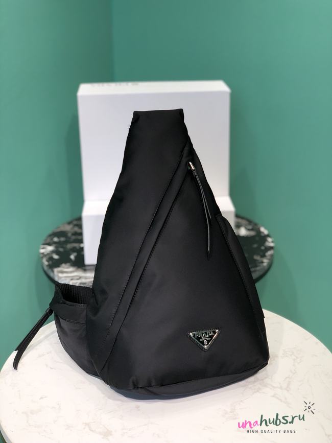Black Prada Cross Nylon Black Bag - 26.5x37.5cm - 1