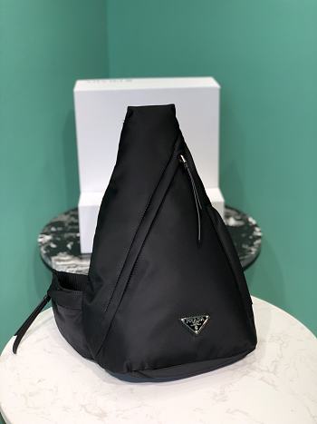 Black Prada Cross Nylon Black Bag - 26.5x37.5cm