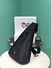 Black Prada Cross Nylon Black Bag - 26.5x37.5cm - 2