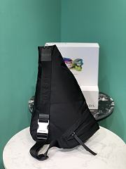 Black Prada Cross Nylon Black Bag - 26.5x37.5cm - 3