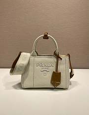 Prada Linen blend mini handbag - 22x15x13cm - 1
