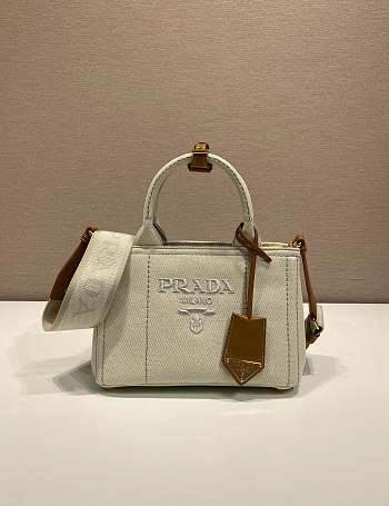 Prada Linen blend mini handbag - 22x15x13cm