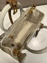 Prada Linen blend mini handbag - 22x15x13cm - 5