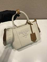 Prada Linen blend mini handbag - 22x15x13cm - 6