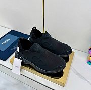 Dior B30 Countdown Sneaker Black Technical Mesh and Black Technical Fabric - 1