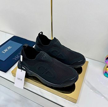 Dior B30 Countdown Sneaker Black Technical Mesh and Black Technical Fabric