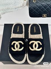 Chanel Espedrilles Slides - 1