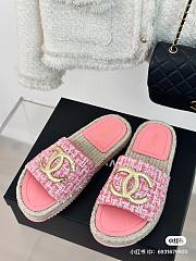 Chanel Espedrilles Slides - 4