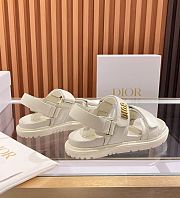 Dior Dioract Sandal White Lambskin - 3