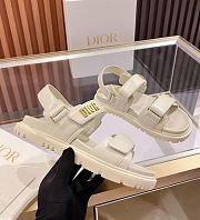 Dior Dioract Sandal White Lambskin - 4