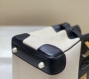 	 Hermes Birkin 30 Handbag Black/Cream Leather - 2