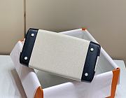 	 Hermes Birkin 35 Handbag Black/Cream Leather - 4