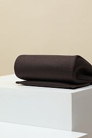Hermes Herbag Zip 20 bag in dark chocolate - 4