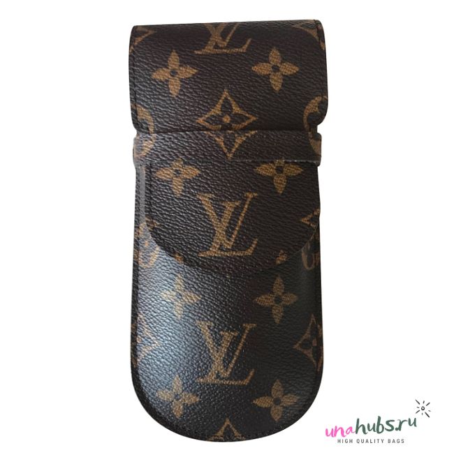 Louis Vuitton Case/etui for glasses or pen holder Brown Beige - 1