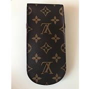Louis Vuitton Case/etui for glasses or pen holder Brown Beige - 2