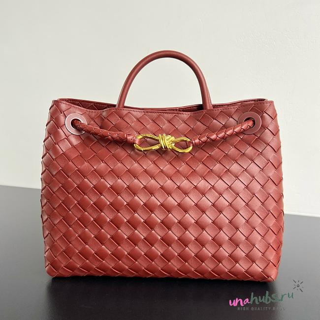 Bottega Veneta Medium Andiamo Sapele Color Bag - 32x25x11cm - 1