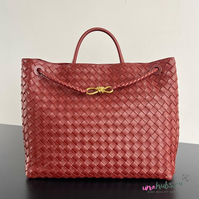 Bottega Veneta Large Andiamo Sapele Color Bag - 42x35x18cm - 1