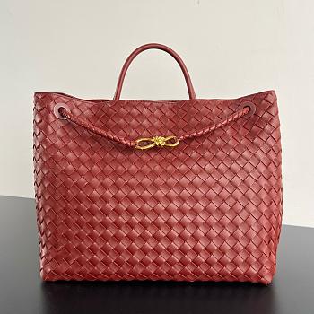 Bottega Veneta Large Andiamo Sapele Color Bag - 42x35x18cm