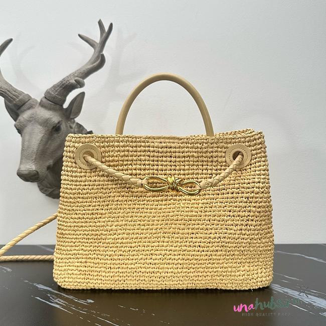 Bottega Veneta Medium Andiamo Raffia Bag - 32x25x11cm - 1