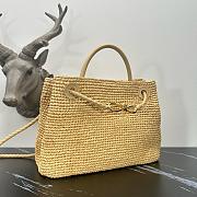 Bottega Veneta Medium Andiamo Raffia Bag - 32x25x11cm - 4