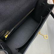 Hermes Kelly 25 Epsom Black Leather - 4