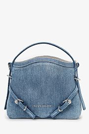 Givenchy Blue Denim Nano Voyou Crossbody Bag  - 1