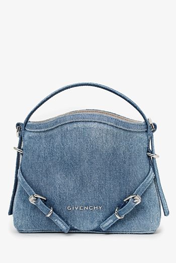 Givenchy Blue Denim Nano Voyou Crossbody Bag 