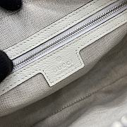 	 Gucci GG Supreme small crossbody bag white leather - 16.5x 24x 4.5cm - 4