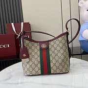 Gucci Ophidia small shoulder bag in red - 23x21x12cm - 1