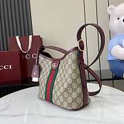 Gucci Ophidia small shoulder bag in red - 23x21x12cm - 6