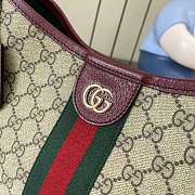 Gucci Ophidia small shoulder bag in red - 23x21x12cm - 5