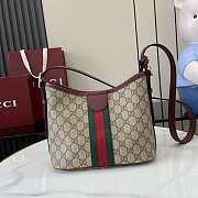 Gucci Ophidia small shoulder bag in red - 23x21x12cm - 4