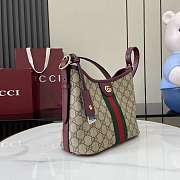 Gucci Ophidia small shoulder bag in red - 23x21x12cm - 3