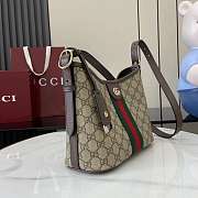 	 Gucci Ophidia small shoulder bag in brown - 23x21x12cm - 5