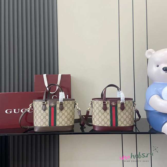 Gucci Ophidia small tote bag - 22.5x 17x 11cm - 1