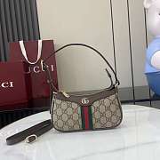 Gucci Ophidia mini shoulder bag in Beige GG Canvas - 19.5x 11x 3.5cm - 3