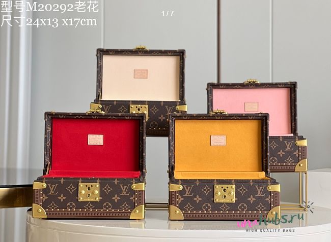 Louis Vuitton Coffret Trésor 24 Monogram Canvas - 24 x 13 x 17 cm - 1