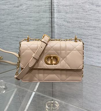 Dior Miss Dior Caro Beige Bag - 17.3×13×7.5cm