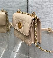 Dior Miss Dior Caro Beige Bag - 17.3×13×7.5cm - 5