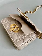 Dior Mini Jolie Beige Color Bag - 18x12x7cm - 3