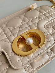 Dior Mini Jolie Beige Color Bag - 18x12x7cm - 2