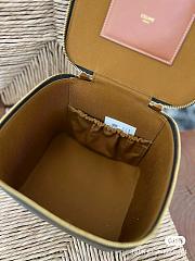 Celine Square Vanity Case In Triomple Calfskin - 18x15x14.5cm - 4