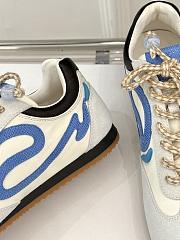 	 Loewe Flow Runner in suede blue - 4