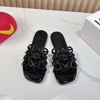 Loewe Anagram Black Patent 