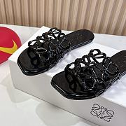 Loewe Anagram Black Patent  - 3